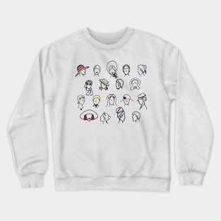 Ladies Pattern Two Crewneck Sweatshirt